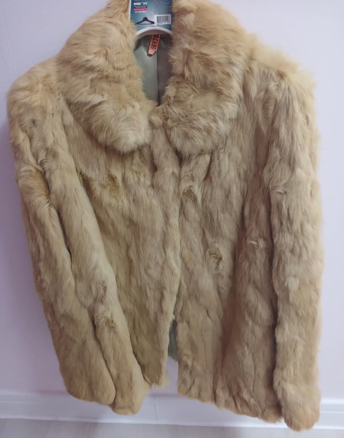 리얼 래빗퍼 토끼털 자켓 상품이미지1