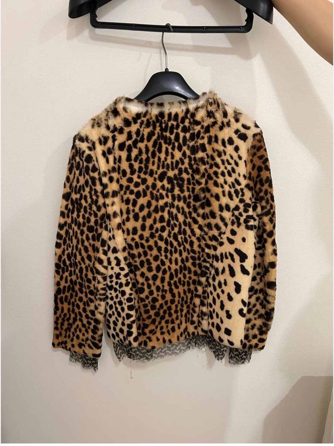 알렉산드로 델아쿠아 호피 퍼 자켓 구합니다 상품이미지1