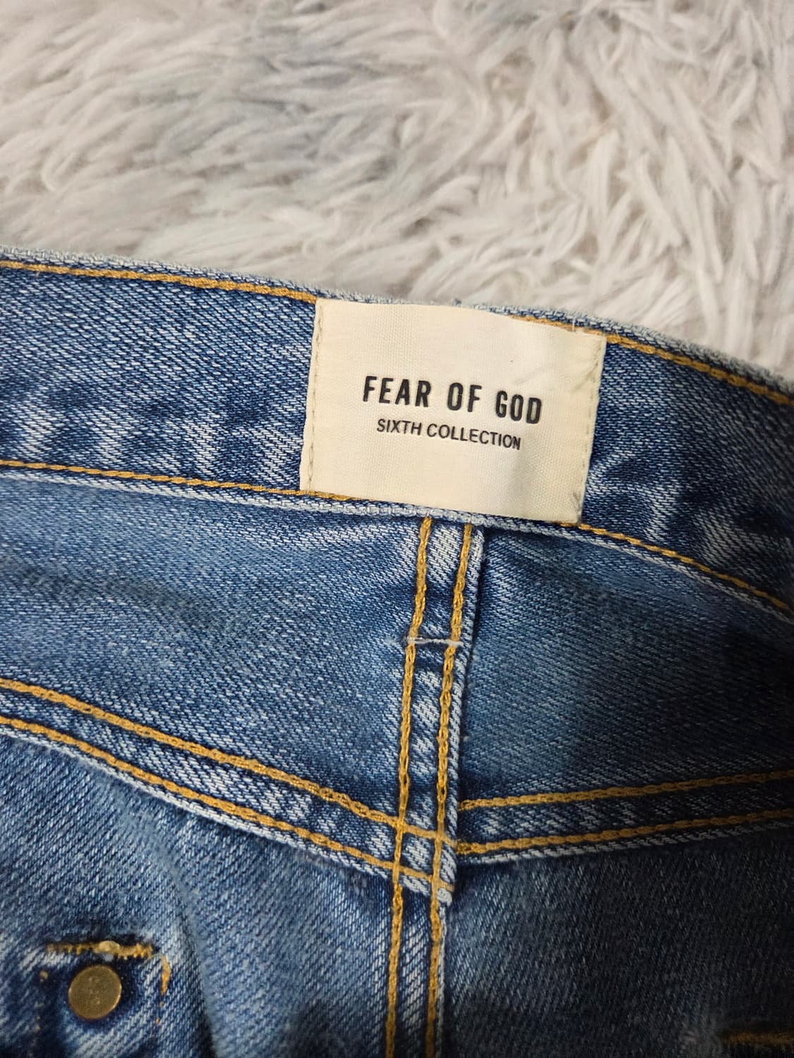 피어오브갓 데님 팬츠 연청바지 상품이미지5