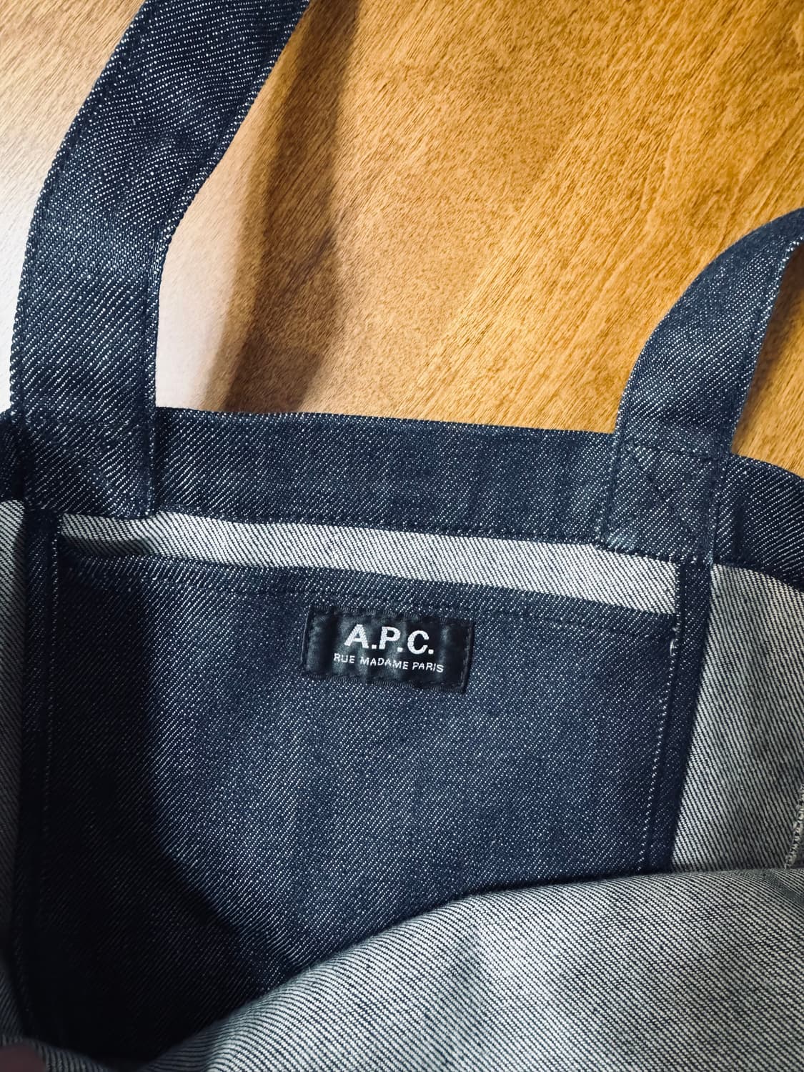 아페세 A.P.C. 데님 에코백 상품이미지2