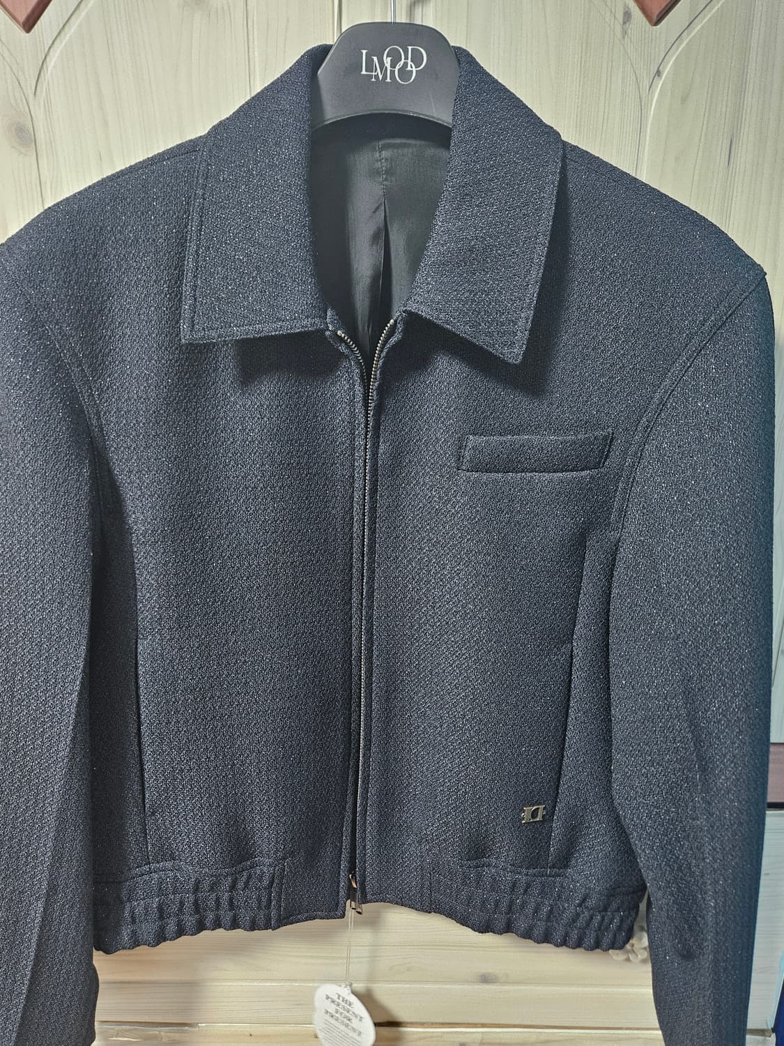 엘무드 플루이드 블루종 자켓 네이비 상품이미지1