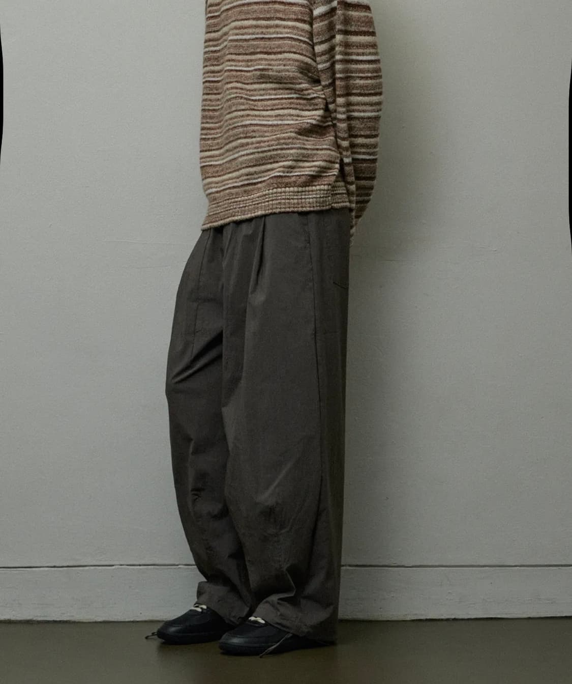 르아브 클레멘테 나일론 와이드팬츠 상품이미지1