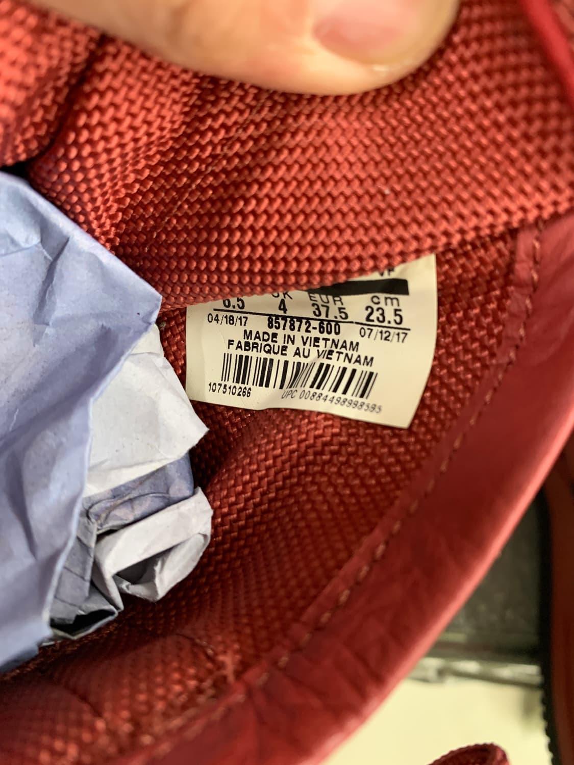 나이키 SF 포스 우먼스 레드 235 (Gr-3344) 상품이미지9