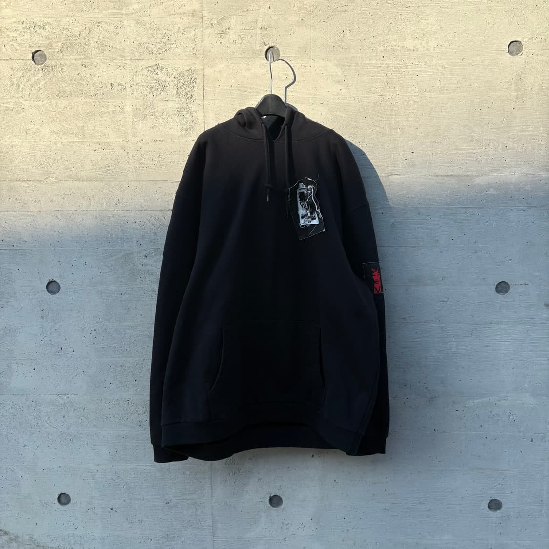 라프시몬스 x 프레드페리 핀 프린티드 패치 후디 상품이미지4