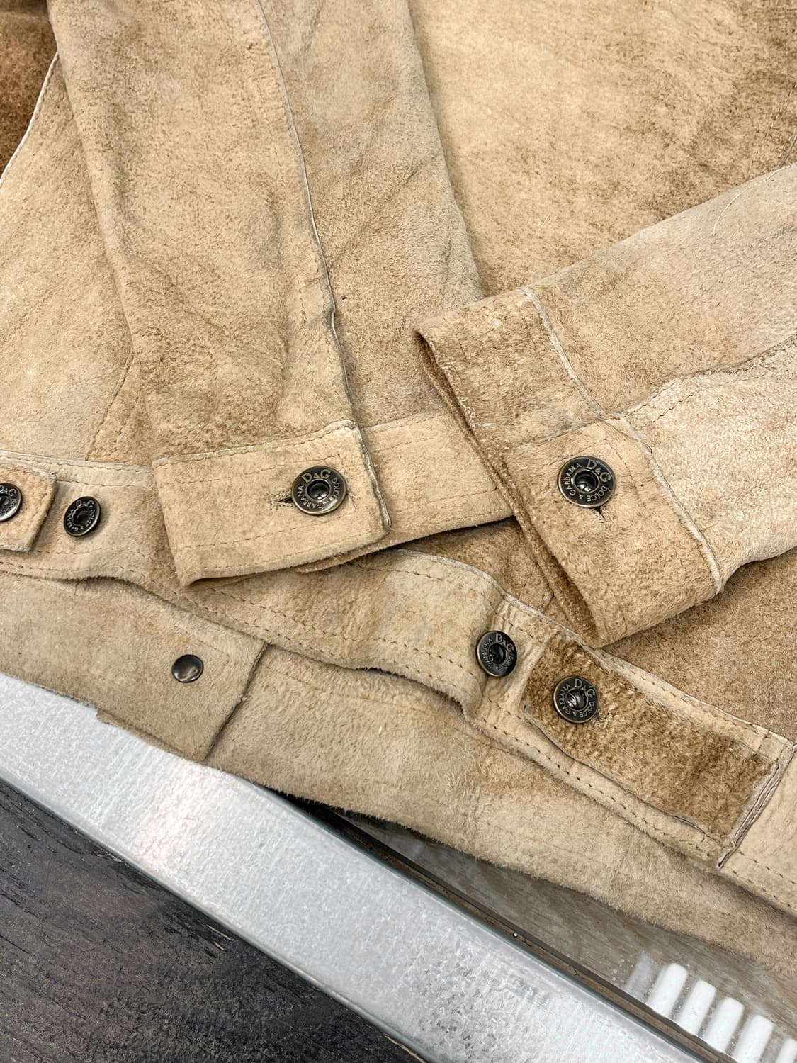 돌체앤가바나 스웨이드 레더 트러커 자켓 상품이미지7