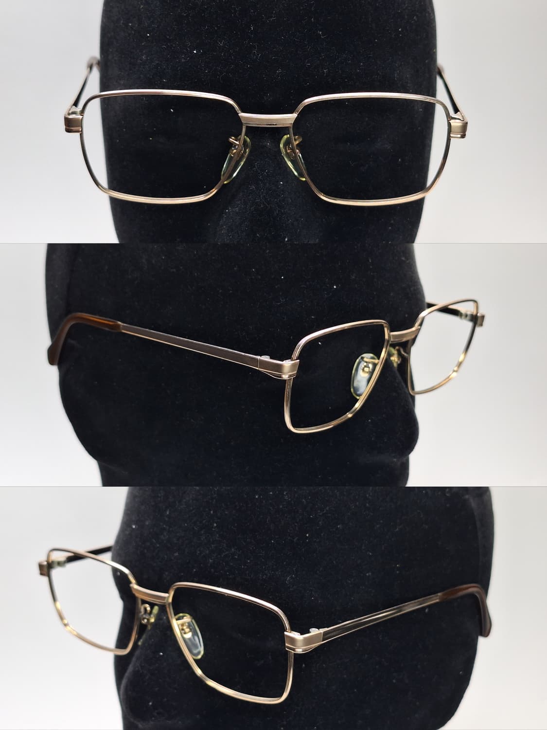 80s 일본제 빈티지 데드스톡 미사용 K12GF no.31 금장 안경테  상품이미지3