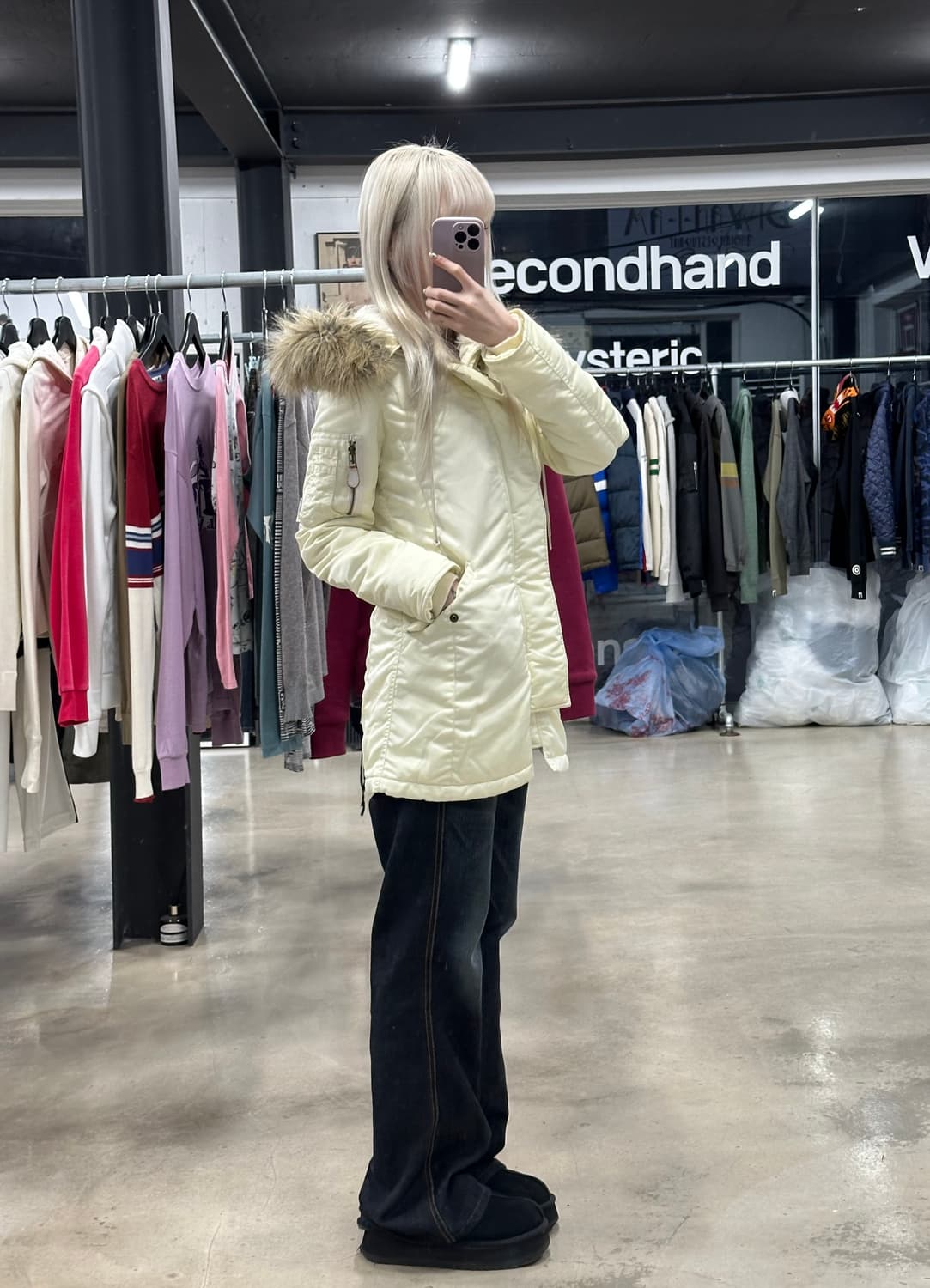 히스테릭 글래머 N2B 패딩 점퍼 상품이미지2