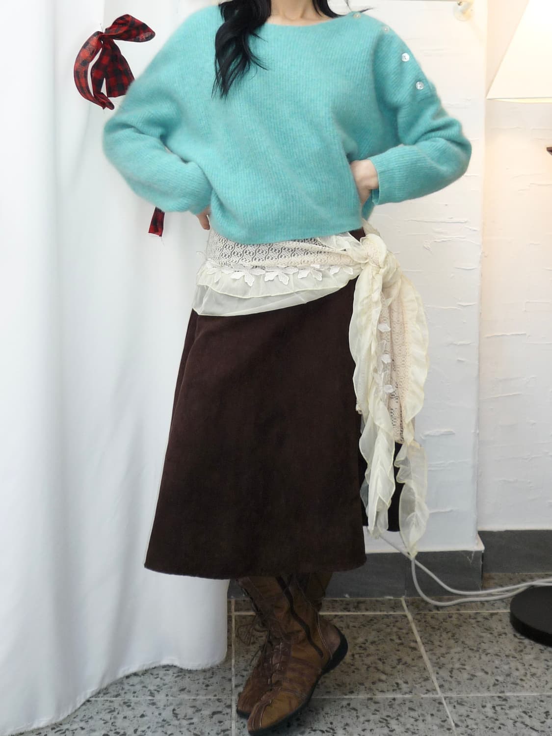skymint buttons knit 상품이미지6