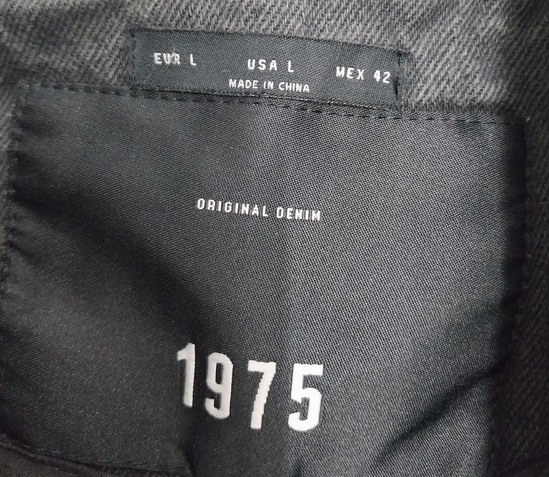 ZARA 1975 흑청 데님 롱 봄버 자켓 상품이미지3