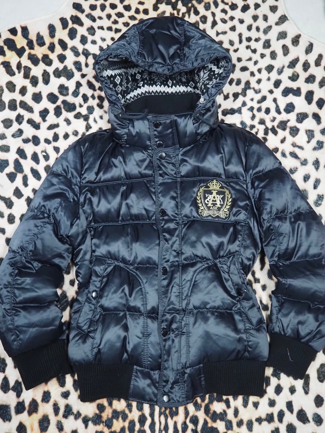 Ask 갸루 글로시 패딩 상품이미지1