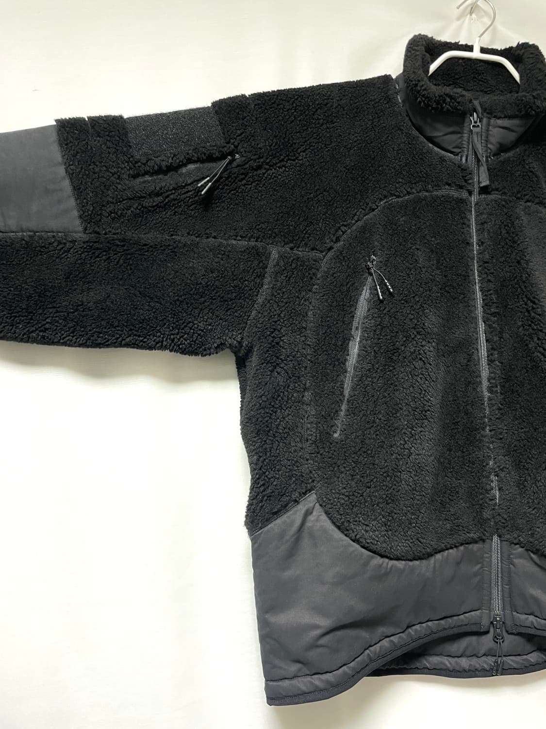 비헤비어 레벨3 택티컬 세미크롭 두툼한 뽀글이 플리스 자켓 100-105 상품이미지2