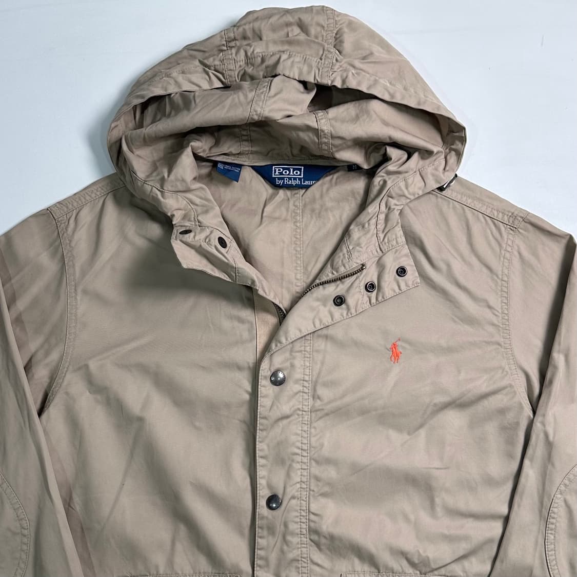 폴로 랄프로렌 베이지 코튼 후드 자켓 상품이미지2