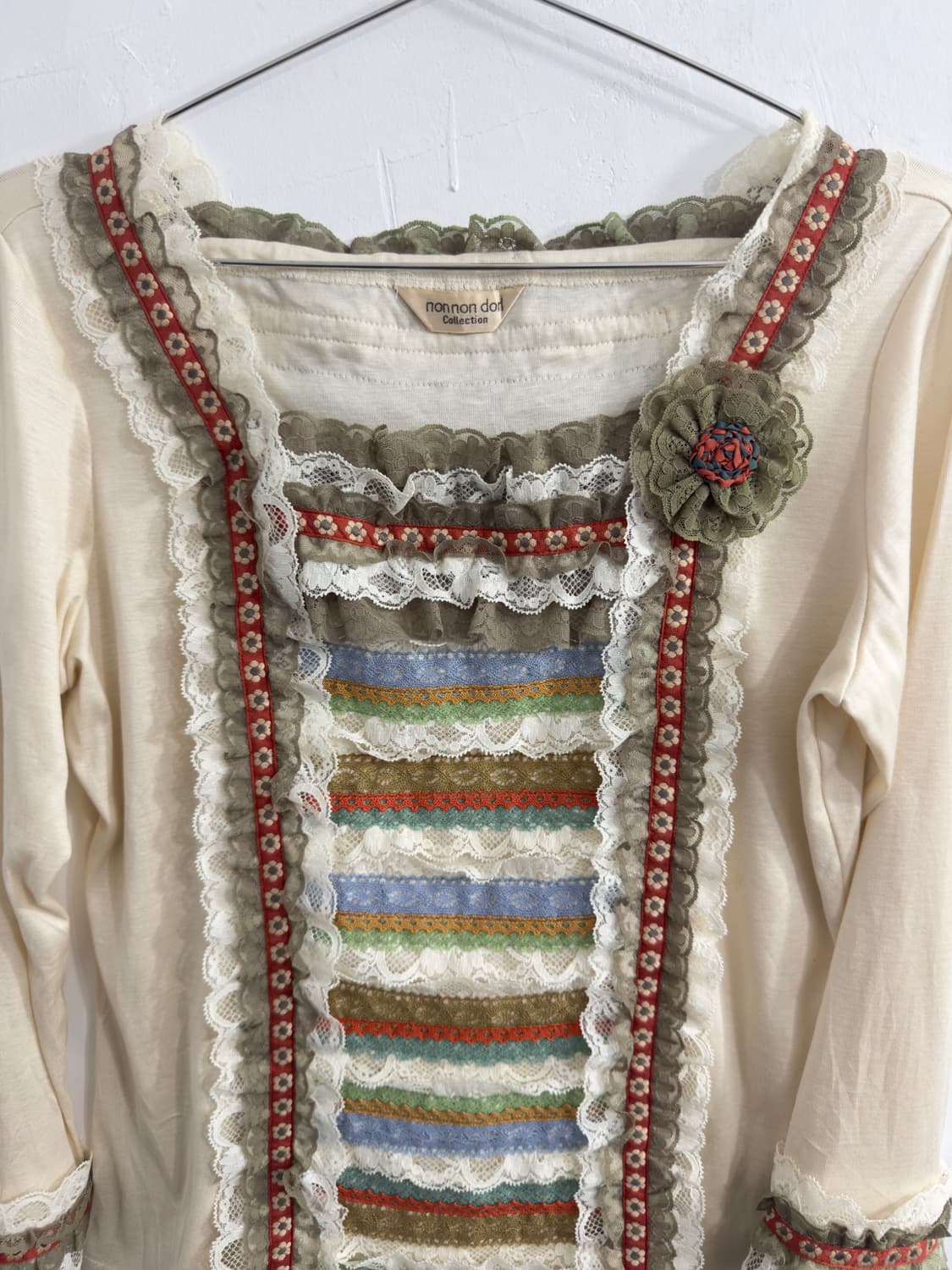 nonnondorl lace design top 상품이미지2