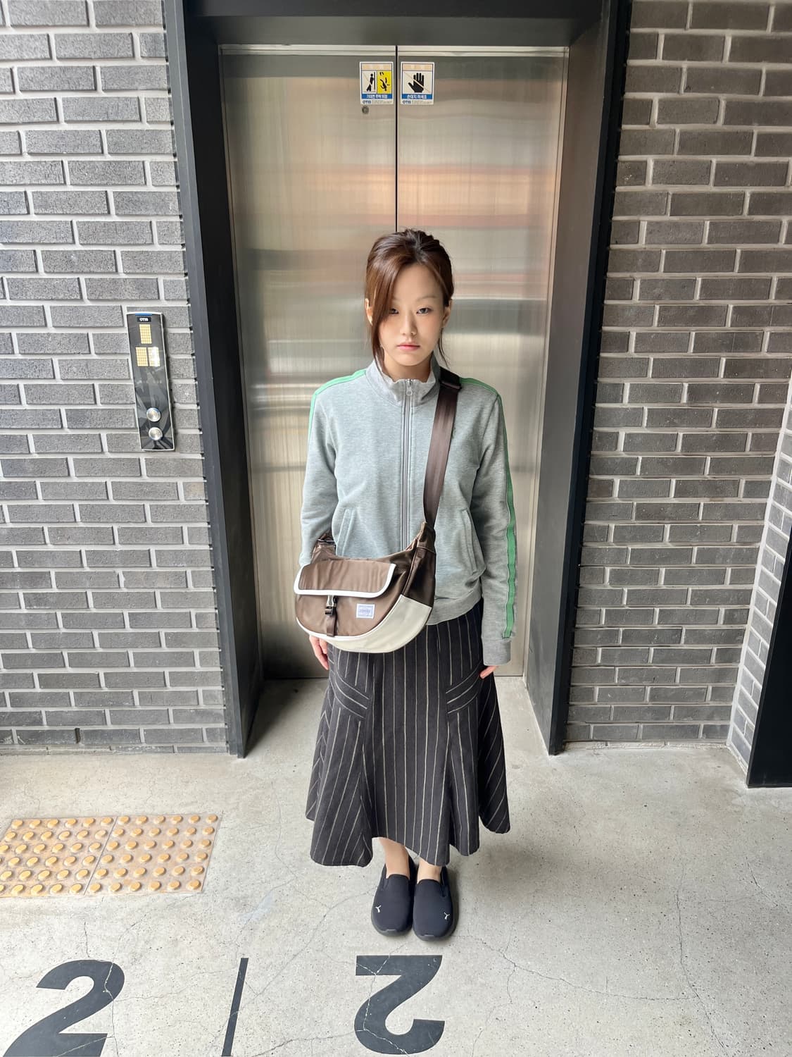 Porter 포터 크로스 호보백 올리브그린 상품이미지1