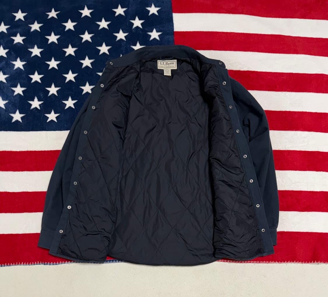 𝐋.𝐋 𝐁𝐞𝐚𝐧 퀄팅안감 셔츠형자켓 엘엘빈 vintage 상품이미지8