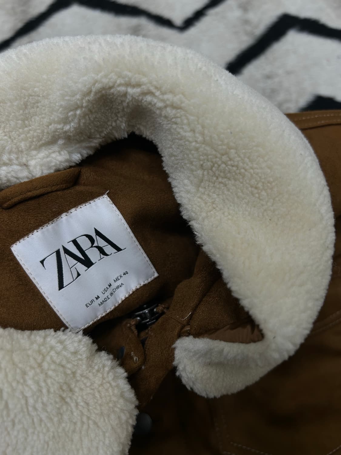 [한국L]ZARA 스웨이드 투포켓 자켓/브라운 상품이미지4