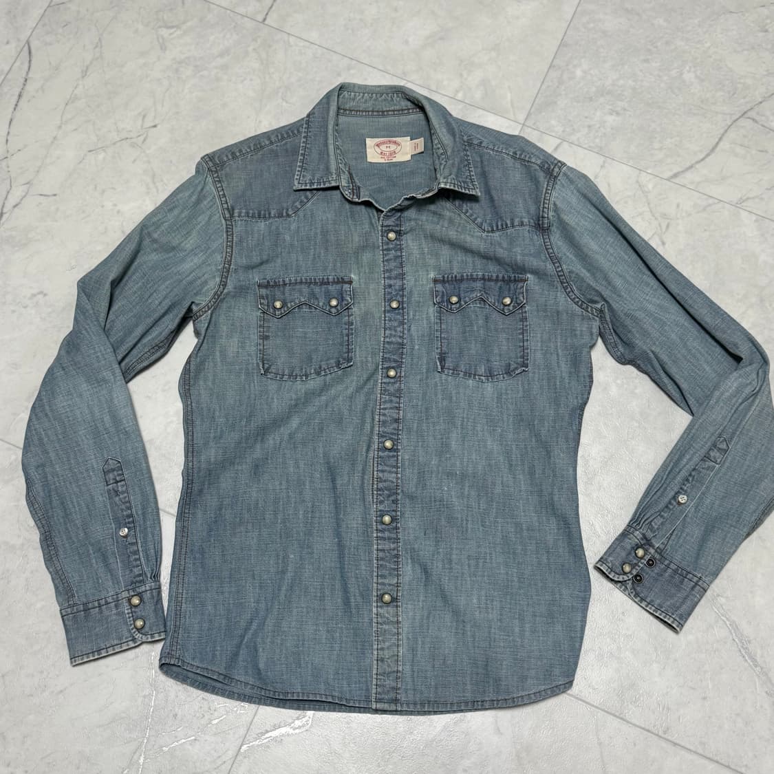 브룩스 브라더스 샴브레이 데님셔츠 상품이미지1