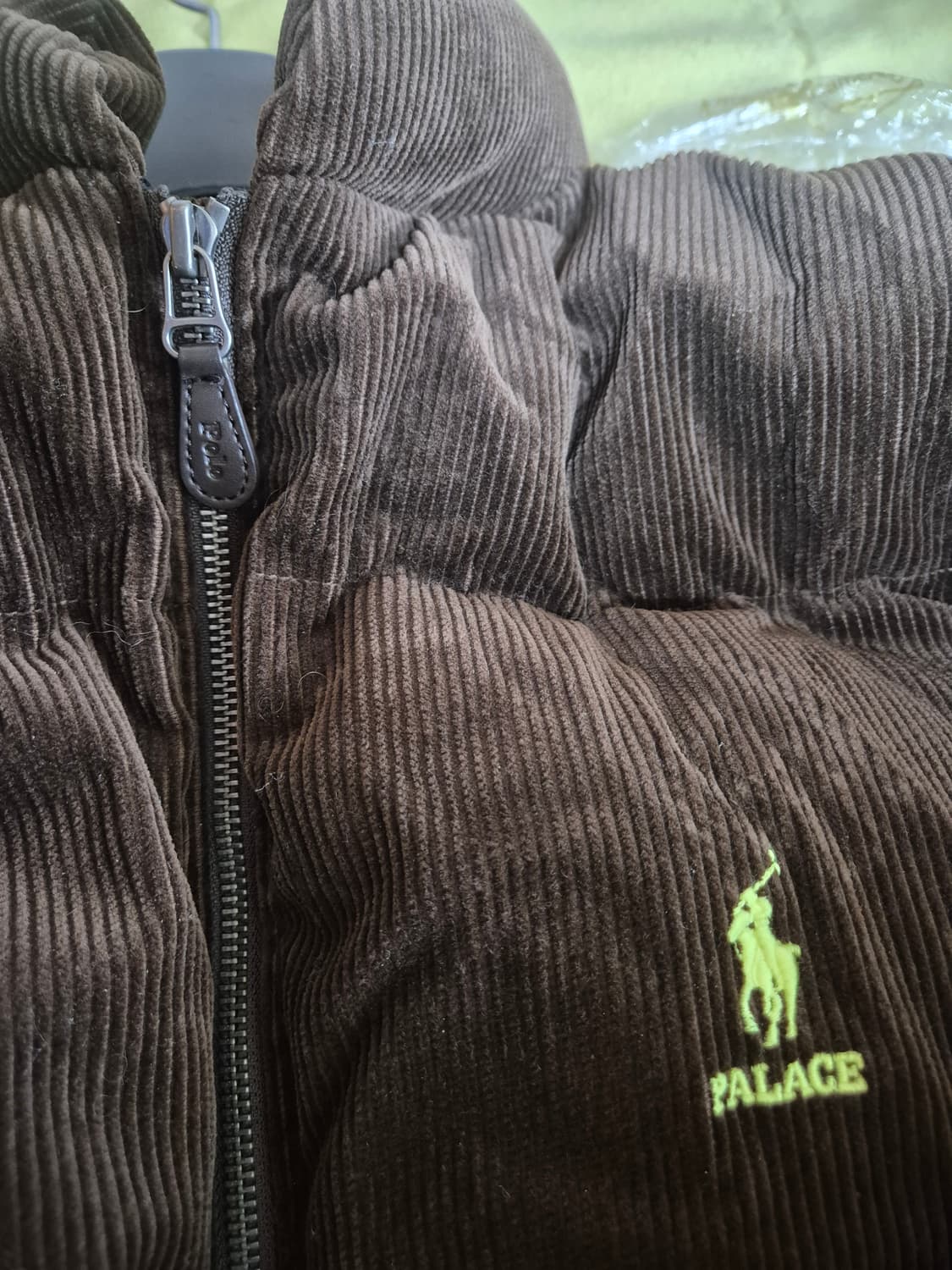 팔라스 폴로 랄프로렌 코듀로이 패딩 브라운 상품이미지3