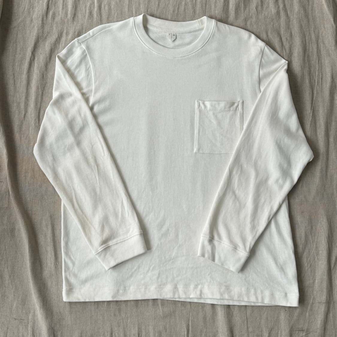 아르켓 포켓 아이보리 롱슬리브 M 상품이미지1