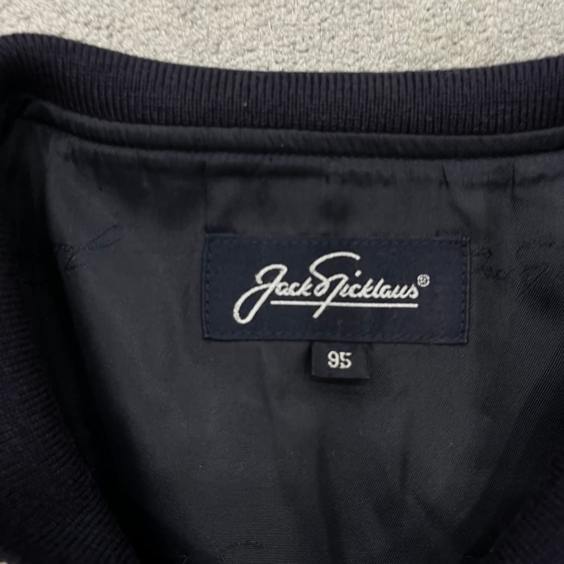 95 잭니클라우스 네이비 블루종 점퍼 상품이미지5