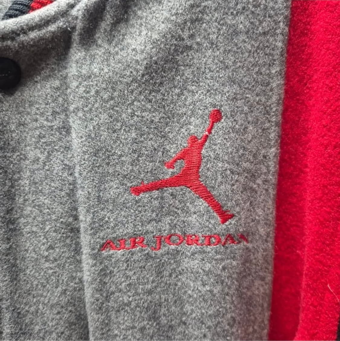 90's 나이키 삼나스포츠 에어조던 울 바시티 자켓 L 상품이미지2