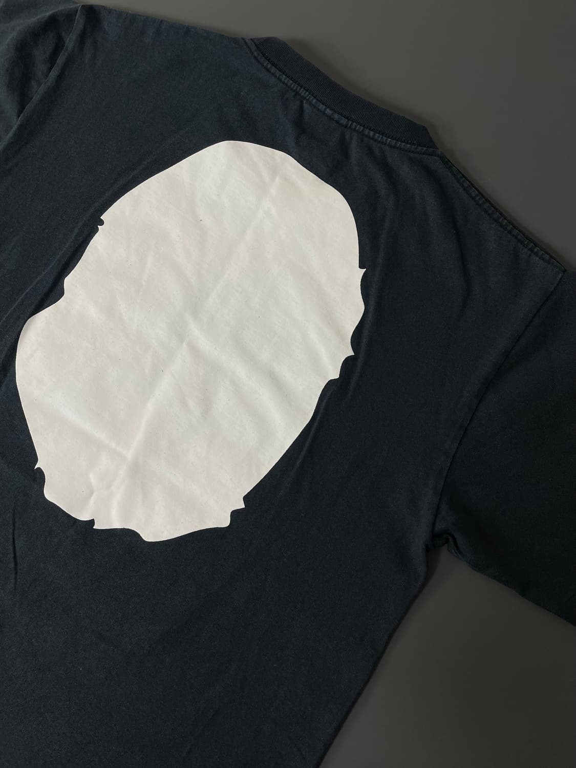 [L] BAPE 바이컬러 빅 에이프 헤드 반팔 티셔츠 상품이미지5