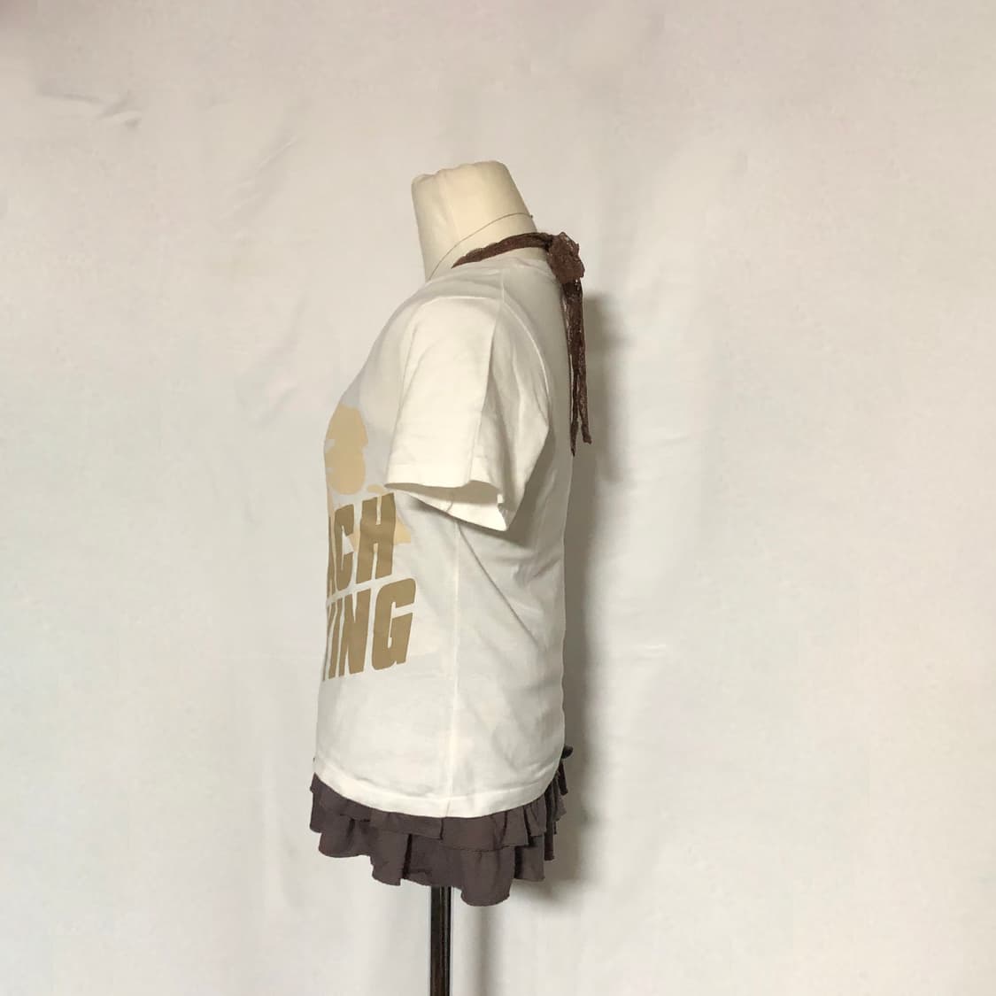 히비스커스 티셔츠 화이트 상품이미지7