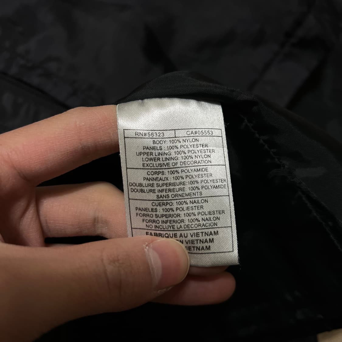 나이키 스우시 로고 베이직 바람막이 후드자켓 [블랙] M/95 상품이미지6