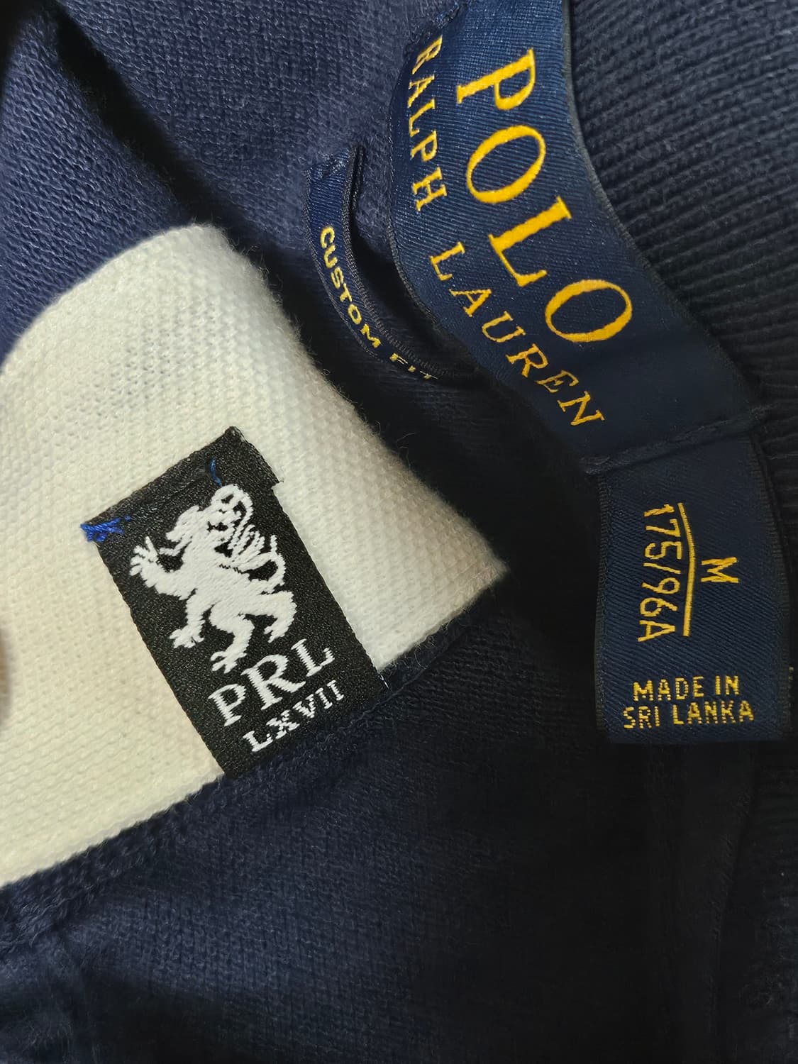 폴로랄프로렌 빅포니 핀터깔 대장급 카라티 카라티셔츠 네이비 M 상품이미지5