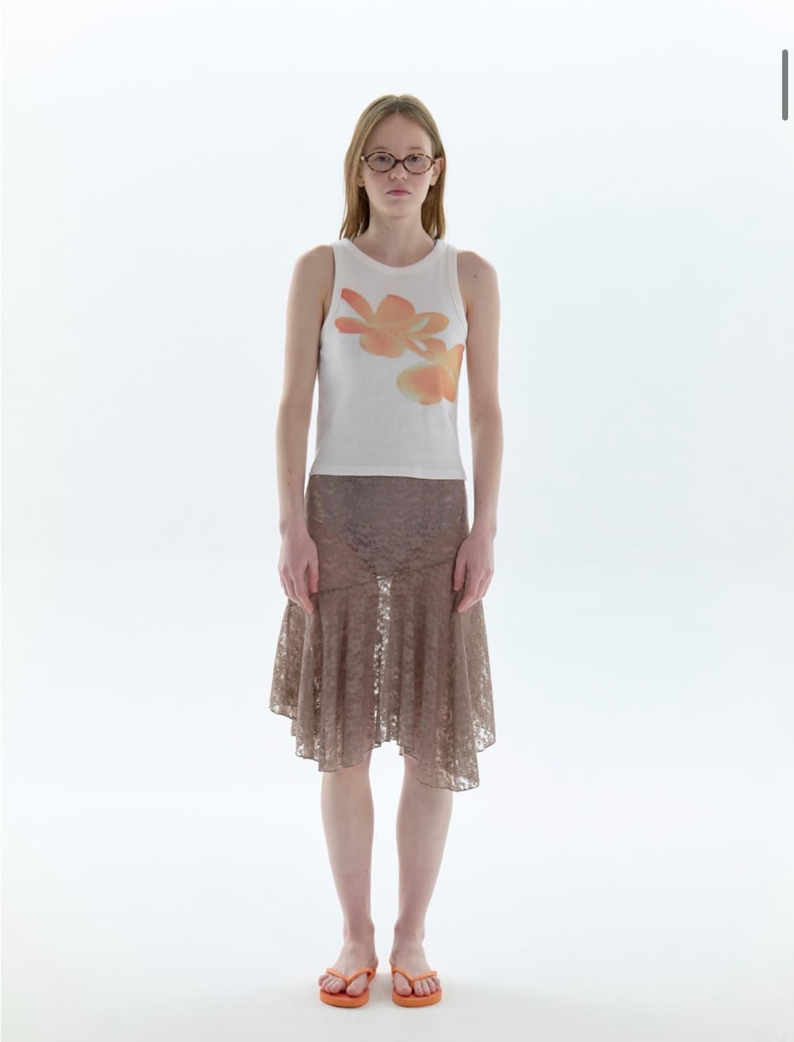 파이시스 플라워 슬리브리스 상품이미지3