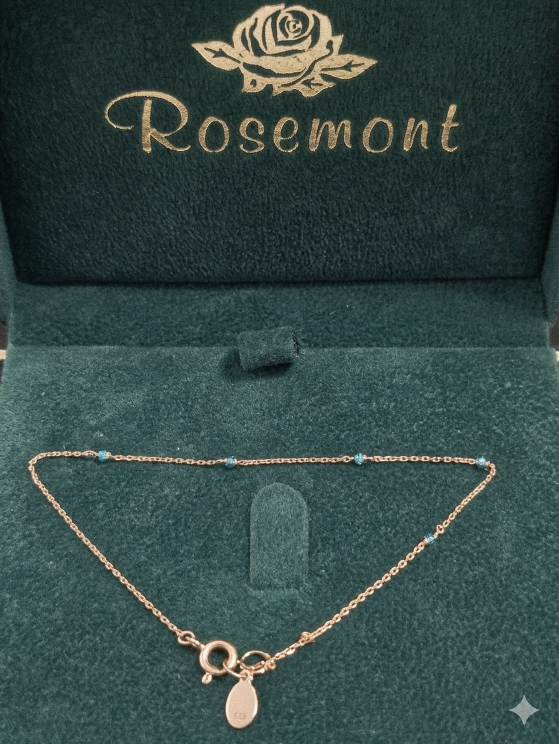 로즈몽 정품 14K 로즈골드 런던블루 토파즈 팔찌 | 풀구성 | 택포 상품이미지6