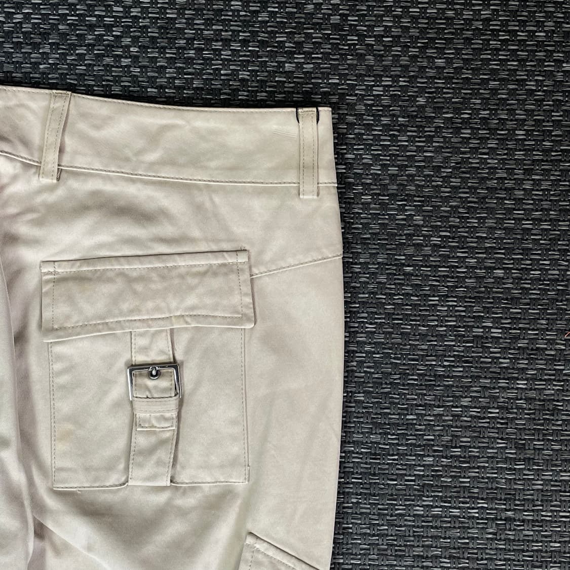 (32) S 막스마라 베이지 카코 코튼팬츠 상품이미지6