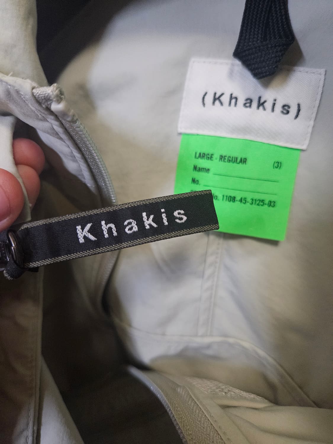 100 L) 카키스 Khakis 바람막이 상품이미지3