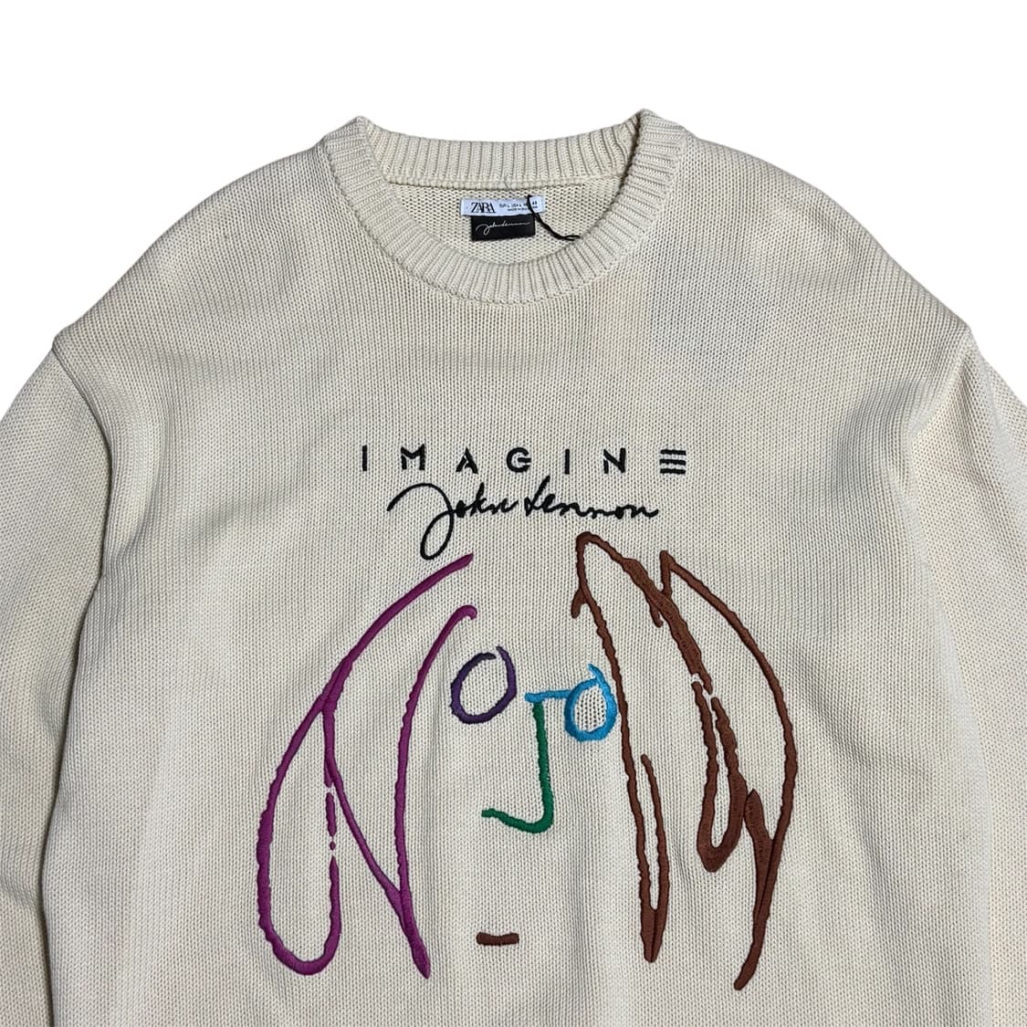 [L] 자라 존 레논 이매진 니트 스웨터 상품이미지2
