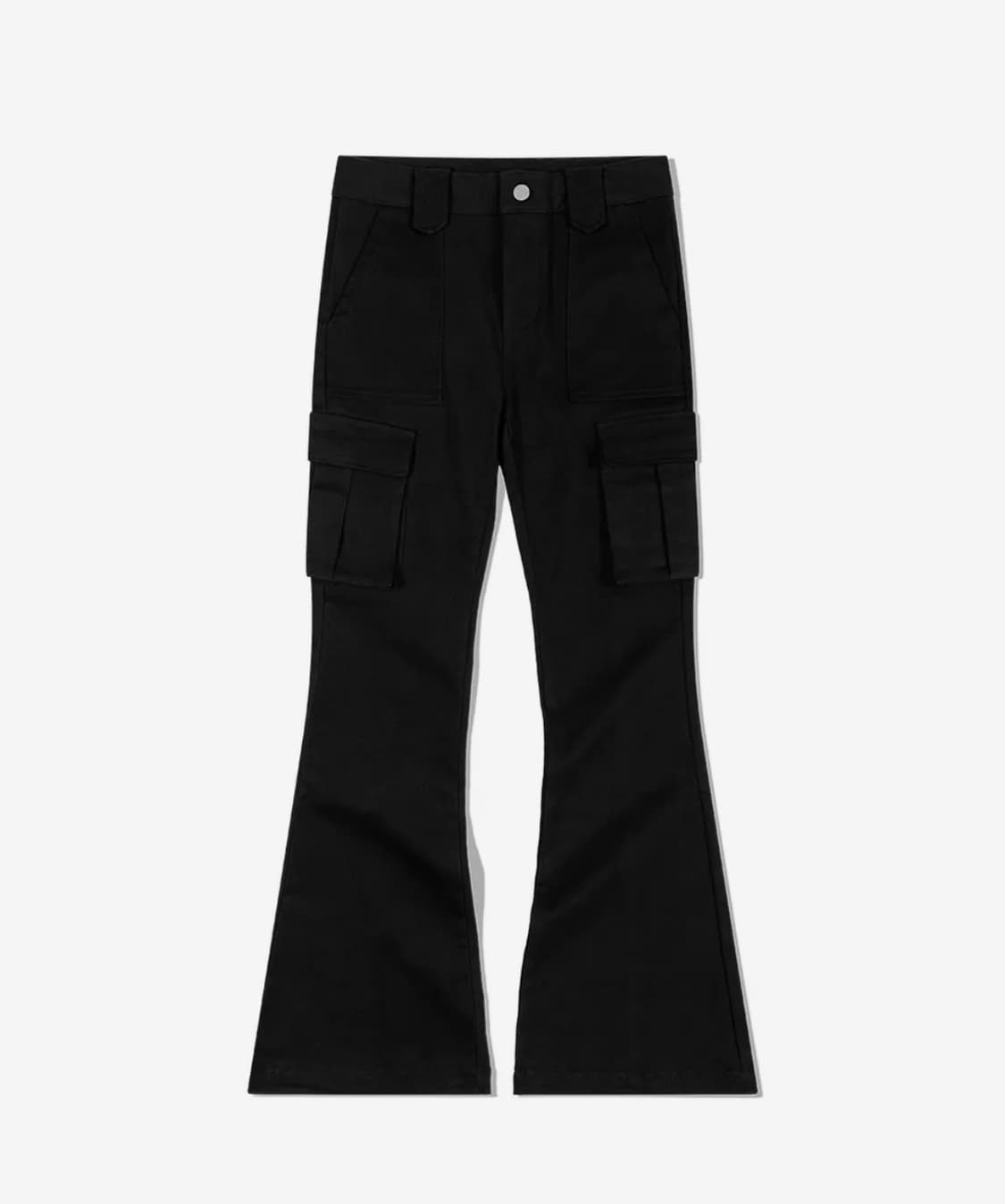 모아 써멀 카고 플레어 트라우저 (BLACK) 상품이미지1