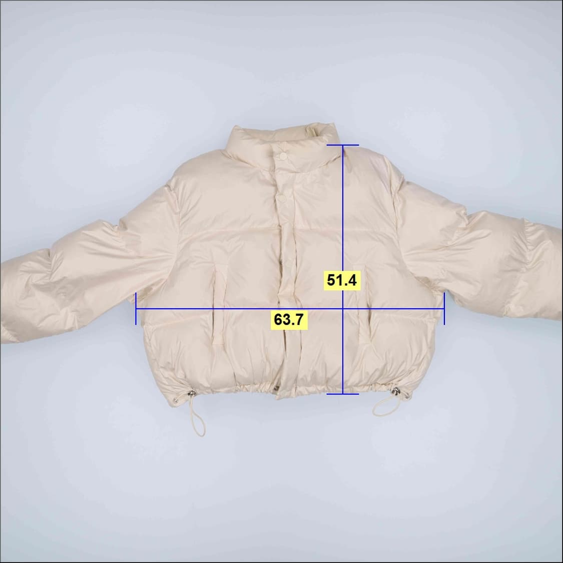 [44-55정도] 언유즈얼리 여성 푸퍼 크롭 패딩 0119H1 상품이미지7