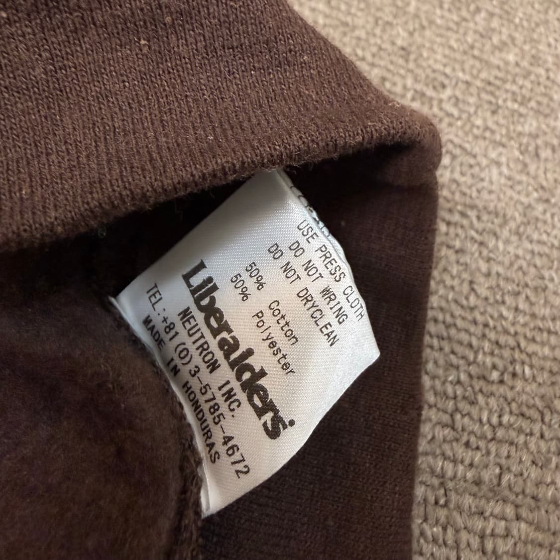 Liberaiders 리베라이더스 워싱 빈티지 크루넥 스웻셔츠  상품이미지4