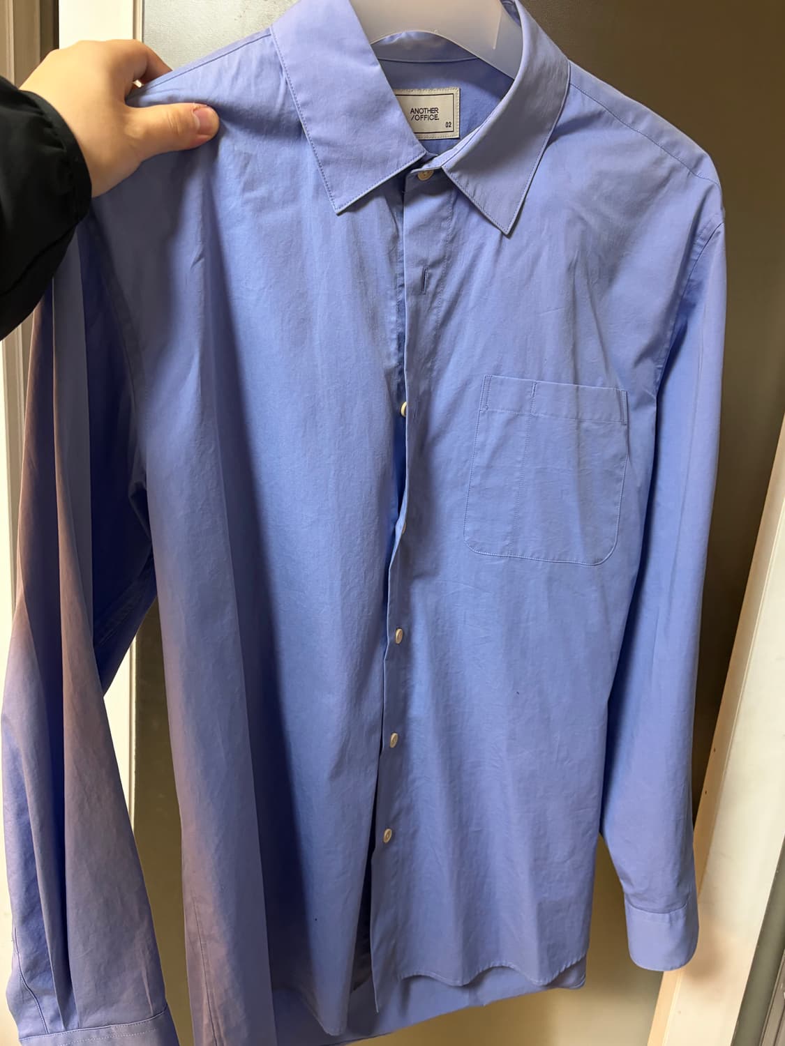 [2]어나더오피스 삭스 블루 셔츠 상품이미지1