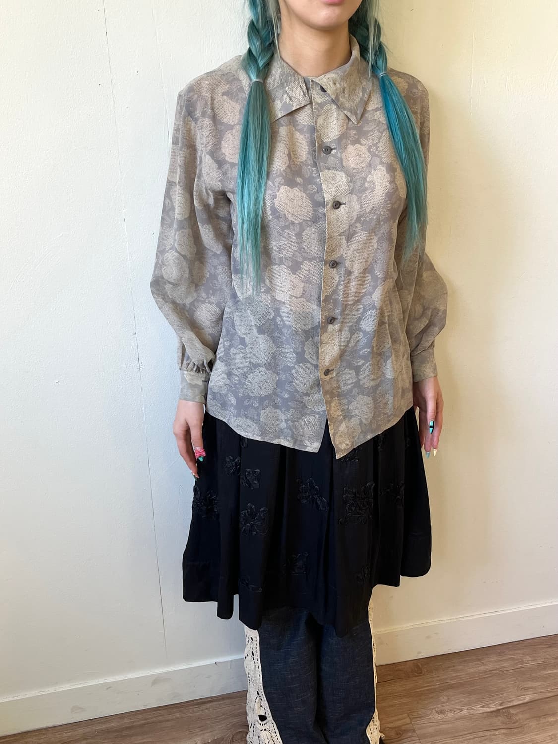 디올 실크 블라우스  상품이미지6