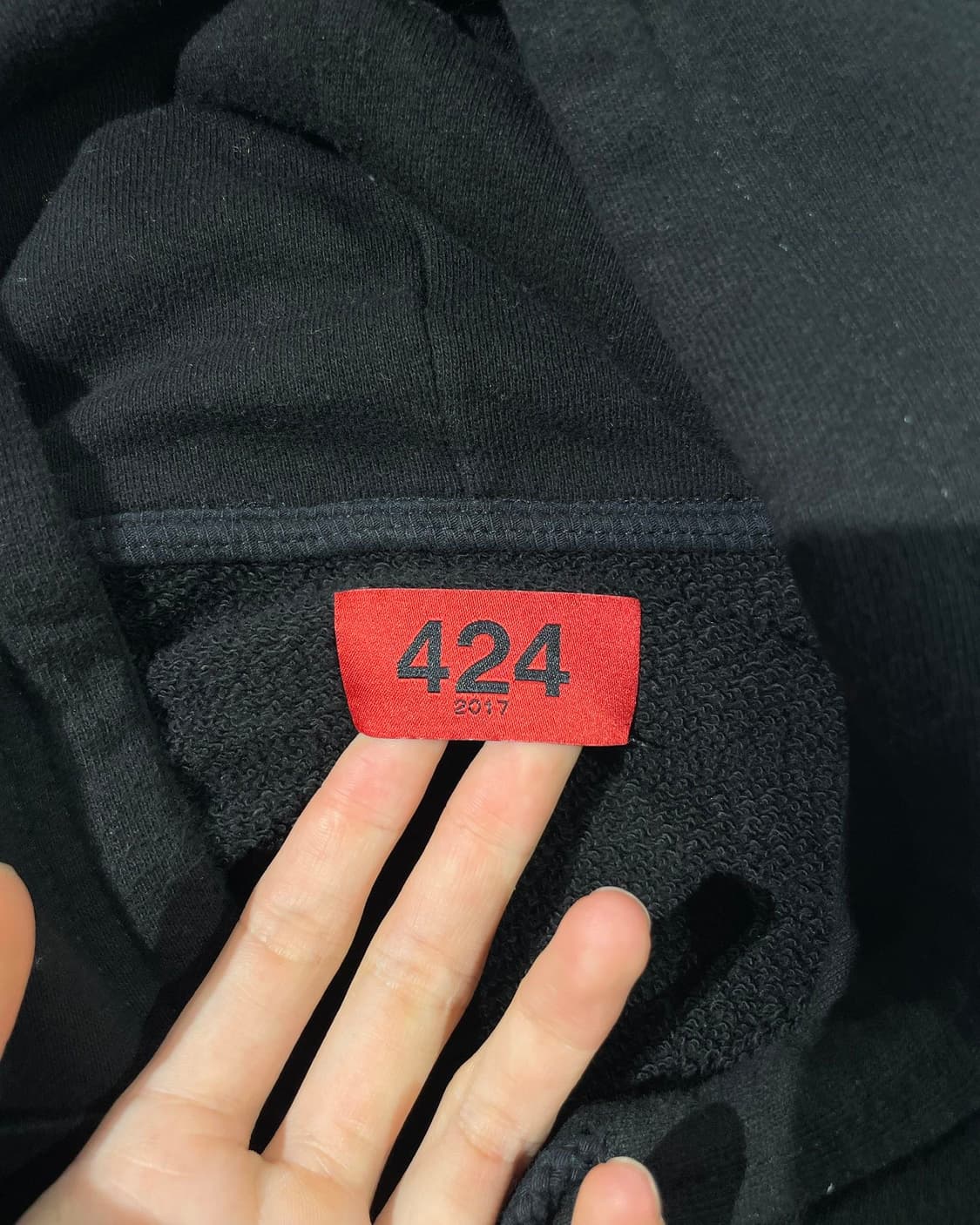 424 블랙 포투포 알리아스 후디 상품이미지7