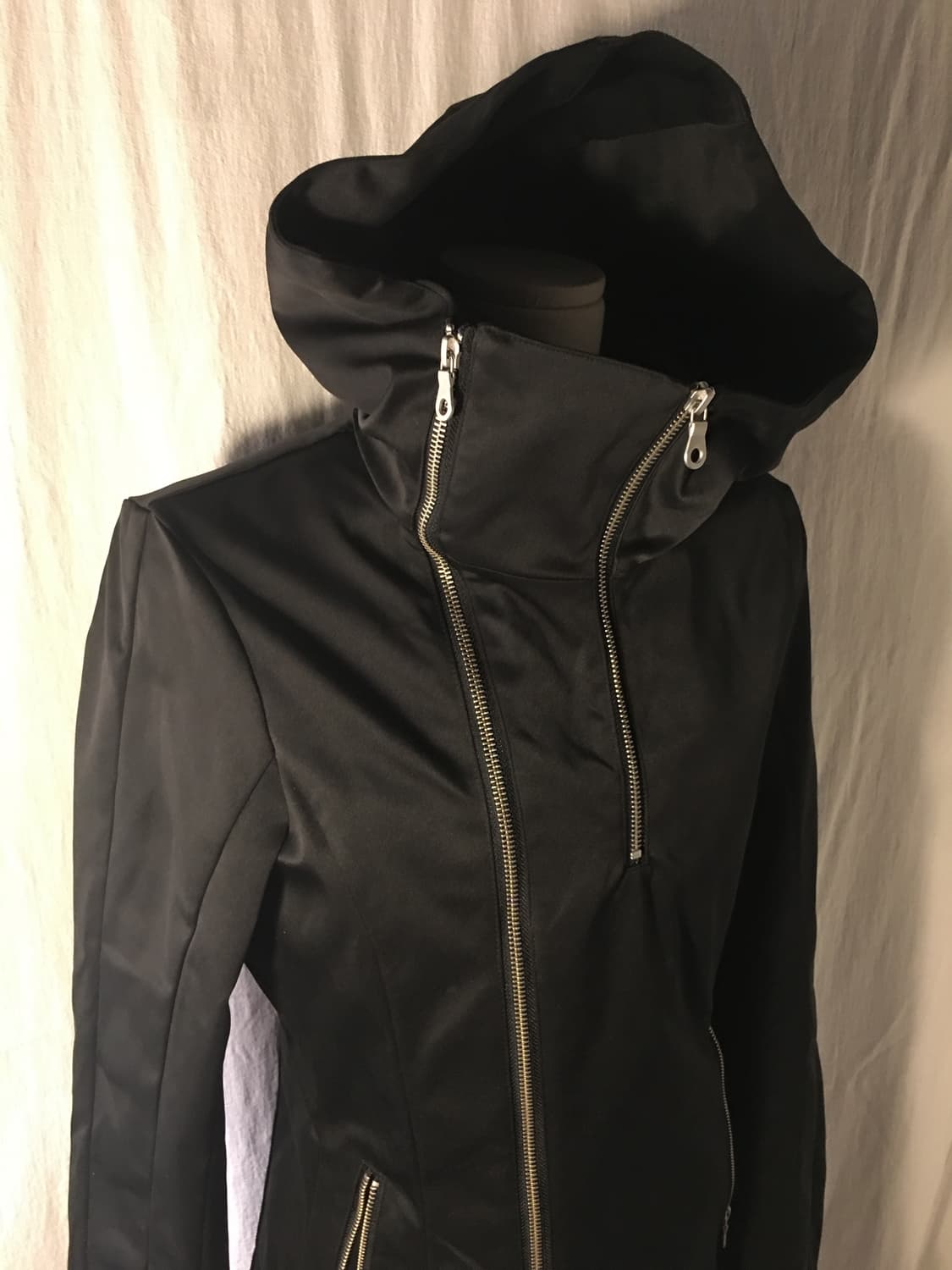 NO ID 忍者 high neck hooded jacket 상품이미지1