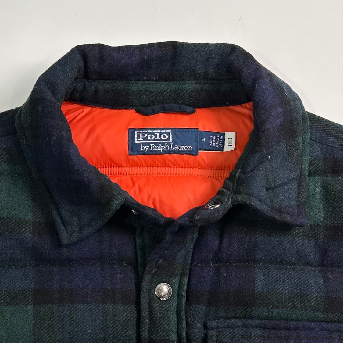 폴로 랄프로렌 블랙와치 울 다운 셔츠  상품이미지8