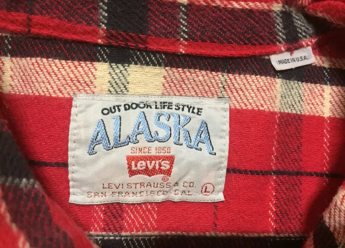 LEVIS ALASKA 리바이스 알라스카 플란넬 셔츠-4 상품이미지5