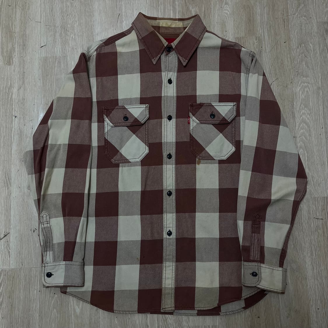 리바이스 Levi's 레드탭 체크 웨스턴 셔츠 L(100) 상품이미지1