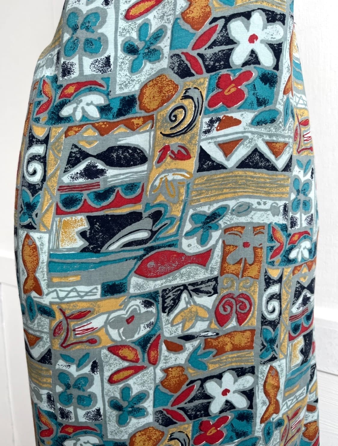 JOHN MALLORY 에스닉 패턴 백리본 원피스 상품이미지2