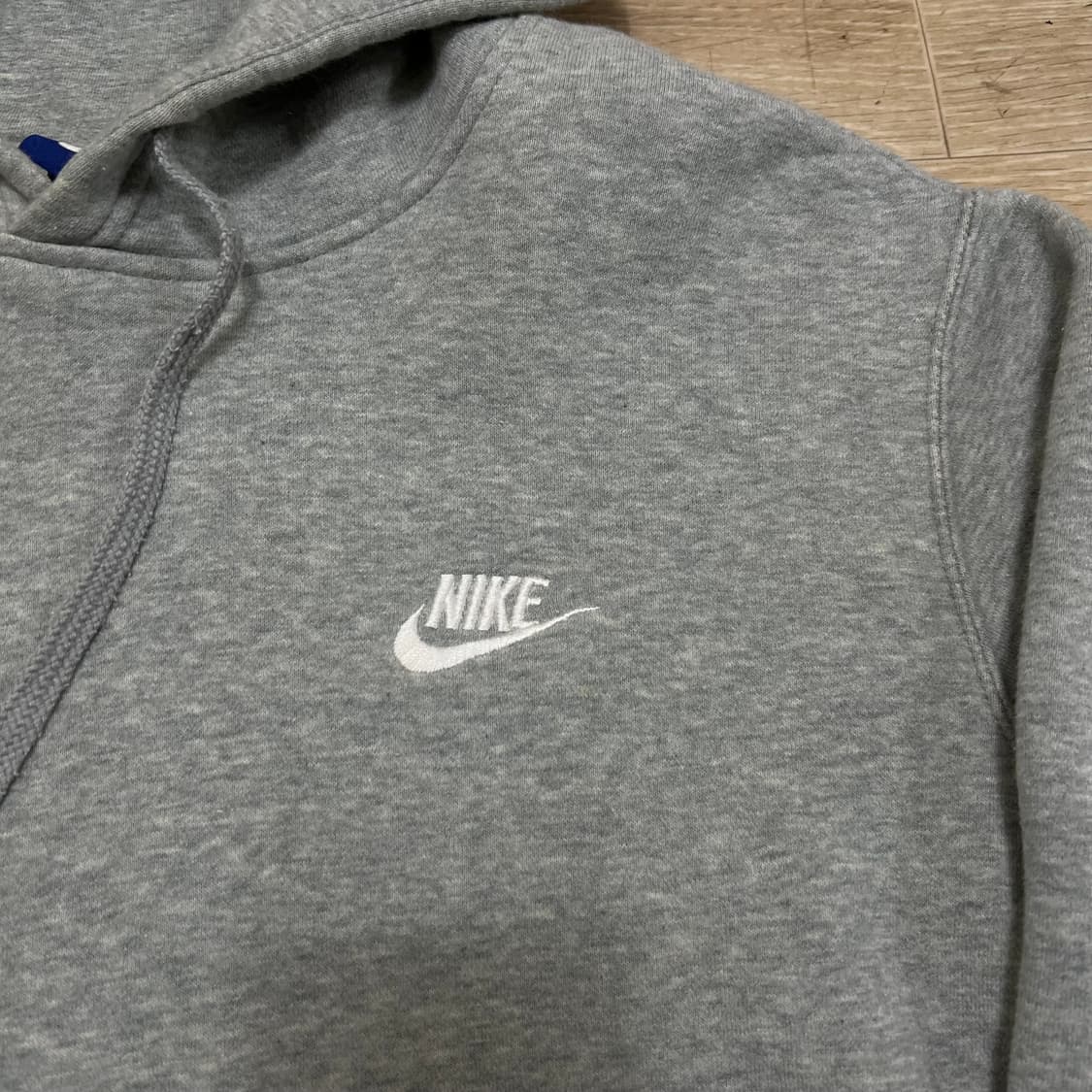 나이키 스우시 로고 기모 안감 후드티 [그레이] M/95 상품이미지4