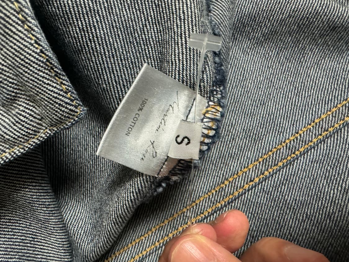 [S] 마틴로즈 오버핏 데님 자켓 상품이미지4