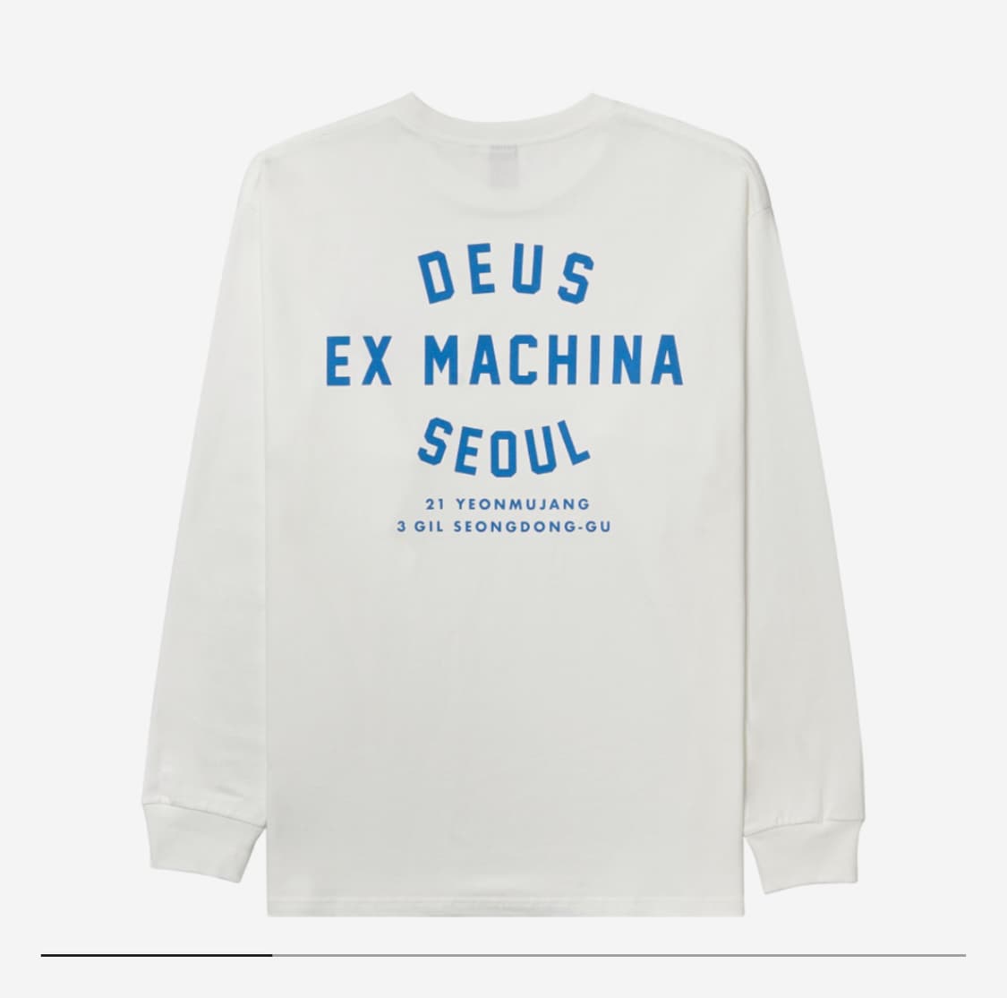 데우스 엑스 마키나 서울 성수 롱슬리브 2xl 미드나잇 블루 상품이미지1