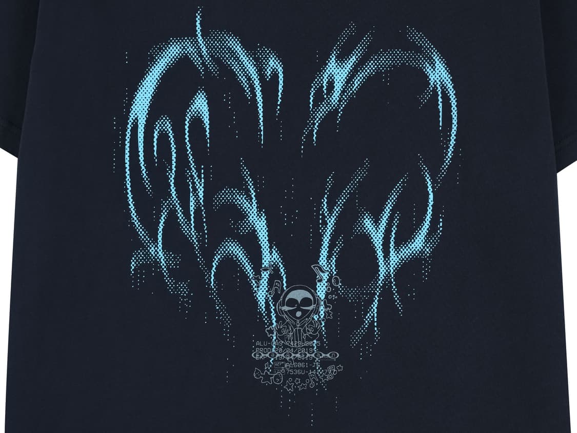 PULSE OF REBIRTH T-SHIRT [NAVY] 상품이미지4