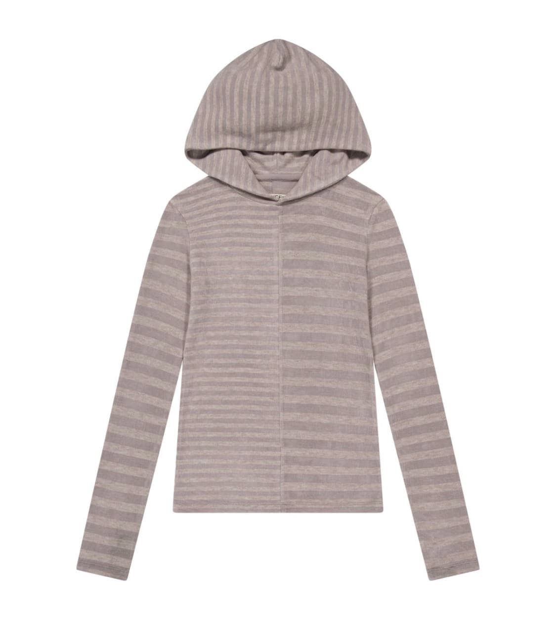 코이세이오 믹스드 스트라이프 후디 퍼플 상품이미지1